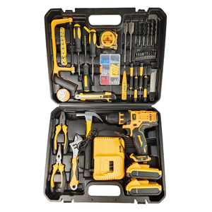 New Arrivals 108pcs Multifunctional Household Tool Kit Craftsman Mechanic Cordless Power Drill Combo Kit Woodworking Tool Set