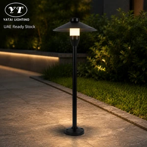 Modern Outdoor Lawn Lamp Aluminum IP65 Waterproof Warm White 3000K 5W Led For Garden Pathway Landscape Lighting