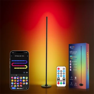 CL Lighting 5V Smart Decorative Standing Lamp RGB LED Floor Light with Remote & APP Control