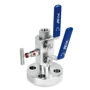 High Quality Stainless Steel Double Block Bleed Valve (DBB Valve) Series FD-LOK Type 6000PSI Needle Ball Valve 1/4