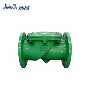 Factory Direct Manual Ductile Iron Check Valve Flange PN16 EPDM Seal Anti Backflow Silent for Water Sewage API598 Tested