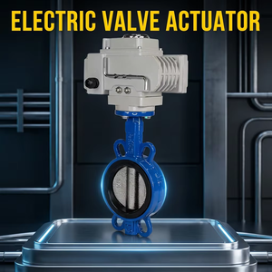 High Temp Resistant Sanitary Stainless Steel Valve Body Equipped With 12-point Control Handle Electric Butterfly Valve