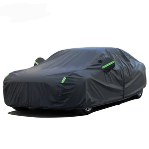 Customized SUV Car Cover Full Body Waterproof UV Protection With Reflective Stripe Outdoor Capa De Carro Housse De Voiture