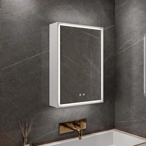 Modern Brightness Adjustment Storage Manufacturers Wall Lighted Anti Fog 500 X 700 Led Bathroom With Light Toilet Mirror Cabinet