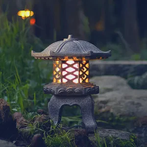 Chinese Style Villa Outdoor LED Lawn Lamp IP54 Rated for Garden Roadside Tourism Landscape Hotel Green Belt Decoration Wholesale