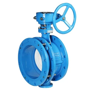 Manufacturer SuppliesSD342X Manual Flange butterfly Valve Soft Seal Ductile Iron Material Manual Telescopic Butterfly Valve