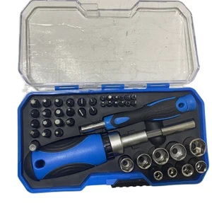 Screwdriver Set Flat-head, Cross-head, Star-head, Six-function Ratchet Screwdriver Multi-functional Screwdriver Kit Set