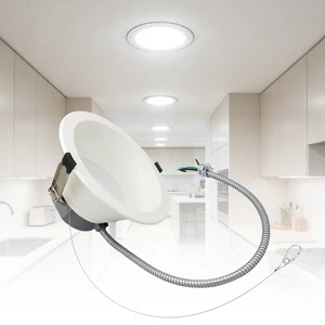 New Arrival 8inch Commercial LED Downlight 22W-15W-10W Recessed Spot Light IP54 Waterproof 5CCT Adjustable AC120-277V CRI80