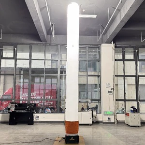 Customized DC/AC LED Lighting Tower Inflatable Tube Airlight 1000W 5m Height Mobile Outdoor