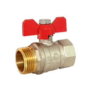 High Quality Ball Valve M.F. Standard Bore UNI ISO 228/1 Compatible With Water Air Oil Diesel Non-aggressive Fluids