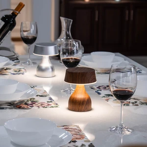 Creative Led Table Lamp Cordless Desk Lamps Rechargeable Portable Restaurant Luxury Modern Romantic Dinner Light Table Desk Lamp