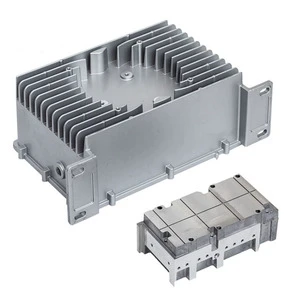 Die Cast Heatsink Enclosure Custom Aluminum Radiator Heat Sink Housing High Pressure Die Casting