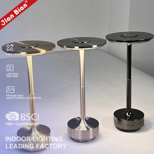 Rechargeable LED Desk Lamp Touch Dimming USB Portable Charging Coffee Shop Bar Vintage Decoration Atmosphere Cordless TableLamp