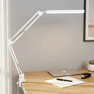 Minimalist Classic Flexible Electric Aluminum LED Desk Lamp Nordic Study Office Reading Room Table Light Simple 3 Color Dimmable