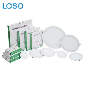 Wholesale Price Square Round Hotel Bar Corridor Stairs Ultra Thin Round Recessed LED Panel Light
