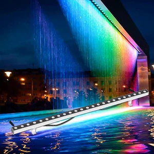 Wall Washer Light Wireless LED Wall Washer Bar IP67 Facade Lighting Building Facades Sample Picture Included Wall Washer