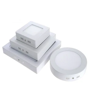 3w 6w 9w 12w 15w 18w 24w Surface Recessed Mount Round square Led Panel Light