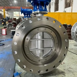 Pneumatic Wafer Butterfly Valve With Positioner Soft Seal Industrial Wastewater Control Valve