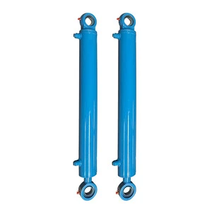 High Quality Double Acting Piston Telescopic Hydraulic Cylinder 580mm Stroke 16Mpa Pressure 80mm Bore 45# Steel For Dump Truck
