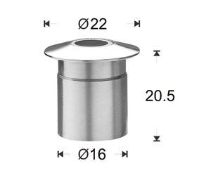 DC 12V Recessed LED Light IP67 Waterproof Stainless Steel Surface Material High Waterproof Buried Light for Outdoor Lighting.
