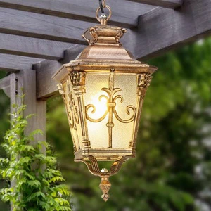 Nordic Style Outdoor Lighting Ceiling Lamp IP65 Waterproof Household Courtyard Garden Sunroom Corridor Pendant Light