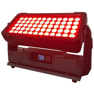 Outdoor Building Led Wall Washer 60*10W RGBW 4in1 Leds Waterproof City Color Projector Lighting for Stage