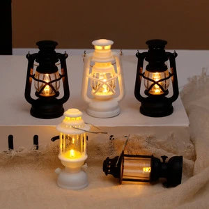 Mini Retro LED Night Light Pendant Modern Electronic Candle For Home Decor For Creating Festival Atmosphere Outdoor Scene Light