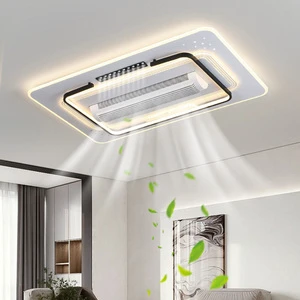 Modern Full Spectrum Bladeless Fan Ceiling Light Dimmable Living Room Lamp Ceiling Lamp Bedroom