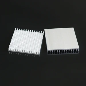 40x40x5mm Ultra Thin Aluminum Heat Sink Motherboard Chip Power Modules Radiator Heat Conductive Rubber Mount Cooling Cooler