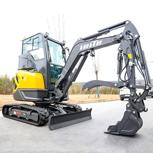 LEITE Self-developed 3 Ton EPA Engine Mini Crawler Excavator Motor Pump Multi Function Earth Moving Breaker Bagger Farm Home Use