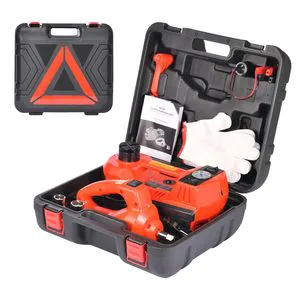Hot Selling 5 Ton 12V Electric Hydraulic Steel Car Jack Impact Wrench Vehicle Emergency Repair Tool Set Metal