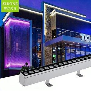 Engineering-Grade RGB Tube LED Wall Washer IP65 Dustproof Design Durable LED Wall Washer Lamp for Bridge Architectural Exterior