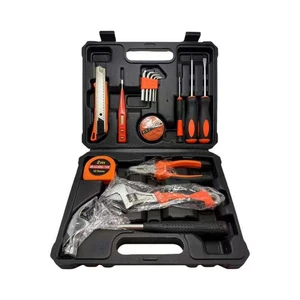 Household hot selling car repair toolbox set, electrician and carpenter multifunctional repair box, hard box tool wrench set