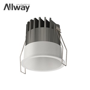 ALLWAY High Quality Ceiling Recessed Indoor Hotel Home 5w 7w 12w 20w 30w 40w Round LED Downlight