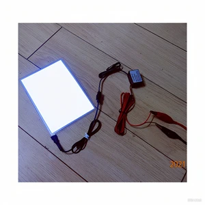 Ultra Thin Flexible EL Panel With Soft Non Glare Light. Any Custom Shape/Size/Color. for Advertising Displays and Mood Lighting