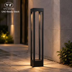 10W Aluminum Led Bollard Light IP65 Waterproof Warm White Outdoor Garden Pathway Lighting Modern Outdoor Lamp