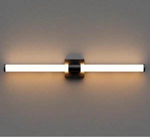 Black Bathroom Vanity Light 36 Inch Modern Fixtures Over Mirror Lighting 24W LED Dimmable Vanity for Mirror Bedroom Living Room