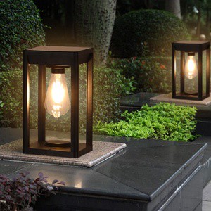 European Design Gate Pillar Lights Outdoor Waterproof Fence Pillar Light