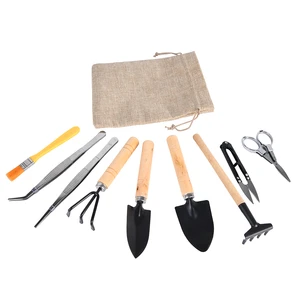 Vertak 10pcs Gardening Hand Tools Set Mini Succulent Tool Set With Bag For Indoor And Outdoor