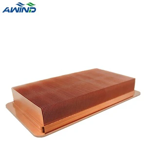 Large Push Pin Radial Skiving Heat Sink Copper Brass Radiator Skived Heatsinks Custom Cooler for 300w Led Cob Bulb Pcb Module