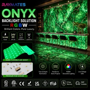 RGBW Flexible Panel Backlighting Led Sheet for Backlit Stone bar Counter Restaurant Table Lightbox Led Flex Sheet Panel Light