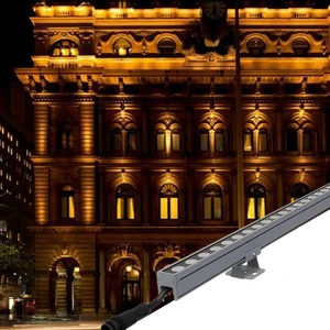 Rotatable Bracket LED Wall Washer IP66 Waterproof DC24V/DC48V 10W/12W Warm Light White Outdoor Architectural Landscape Lighting