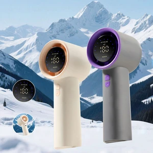 IMYCOO Newly High Speed Portable Led Display Cool Mini Handheld Fan Wholesale Custom Rechargeable Battery Operated Mini Fan