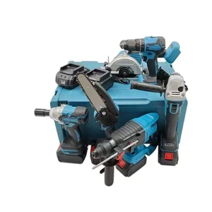 6-in-1 Brushless Cordless Power Tool Set with Lithium Battery Factory Price