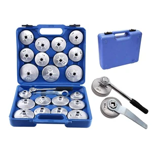 23pcs Cup Type Oil Filter Wrench Set Removal Tool Oil Filter Hat Wrench Set Vehicle Tools Oil Filter Wrench