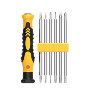 7 in 1 Precision DIY Screwdriver Set Steel Handle Customizable OEM Support for Accurate and Controlled Screwing Applications