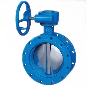Flange butterfly Valve Turbine Hard Seal butterfly Valve