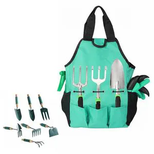 2023 10pcs Specialty Lady Garden Tool Set Heavy Duty Flower Design Garden Tool Set Gardening Tool With Bag