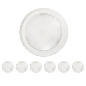 Modern LED Disk Lighting Panel Wall Lamp Plastic IP65 Rating AC Power Ceiling Light for Kitchen Bedroom Living Room Hotel 2022