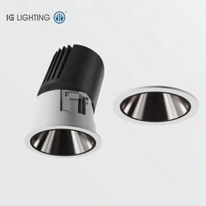 50W Ceiling Lamp Spot Light High Power Commercial Wall Washer Downlight Led Adjustable Recessed Light Supermarket Dining Hall